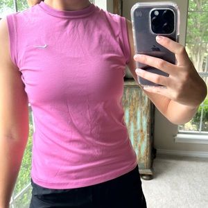Nike Pink Fit-Dry Tank Top